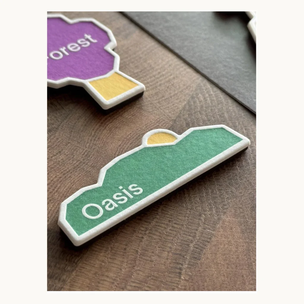 Photograph of Outdoor Adventure Letterpress Fridge Magnets