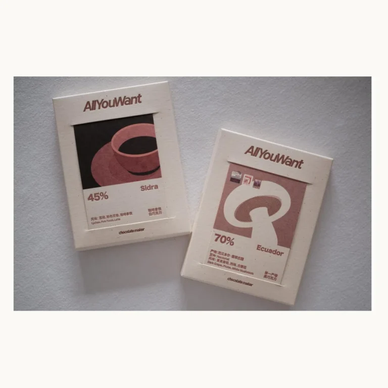 Photograph of Minimalist Coffee Chocolate Folding Boxes