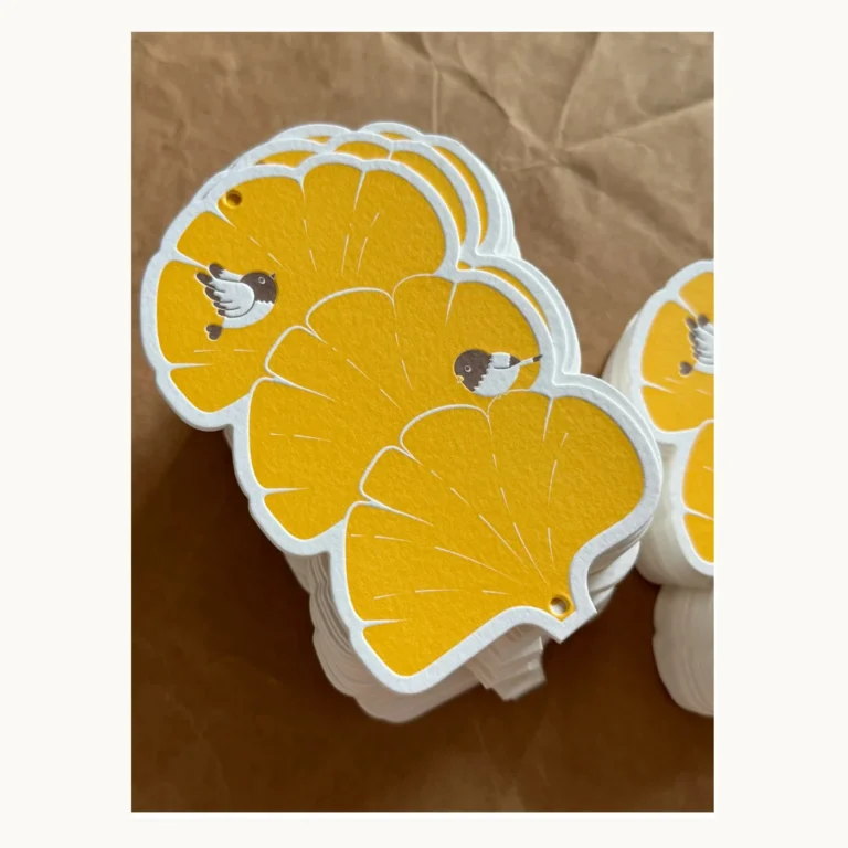 Photograph of Ginkgo Leaf Scented Hanging Cards