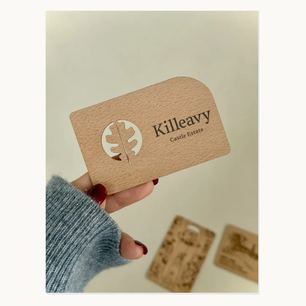 Photograph of Killeavy Castle Estate Light Wood Card