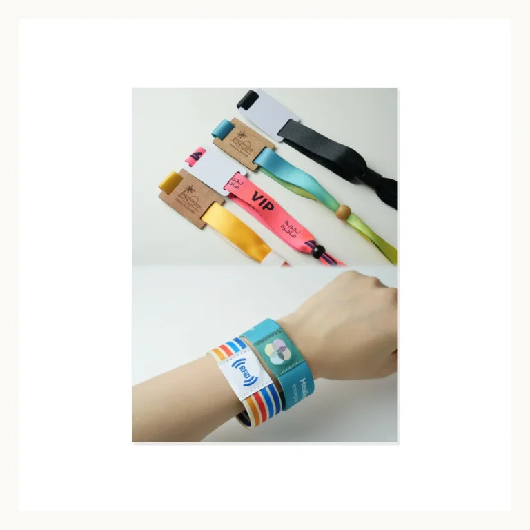 Photograph of Printed Event Wristband Assortment