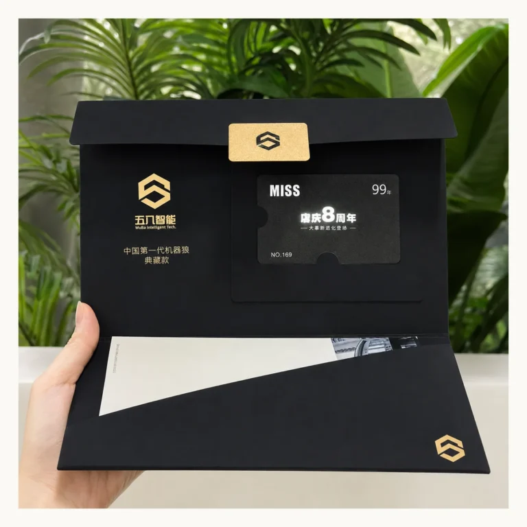 Photograph of Black and Gold Membership Card Folder
