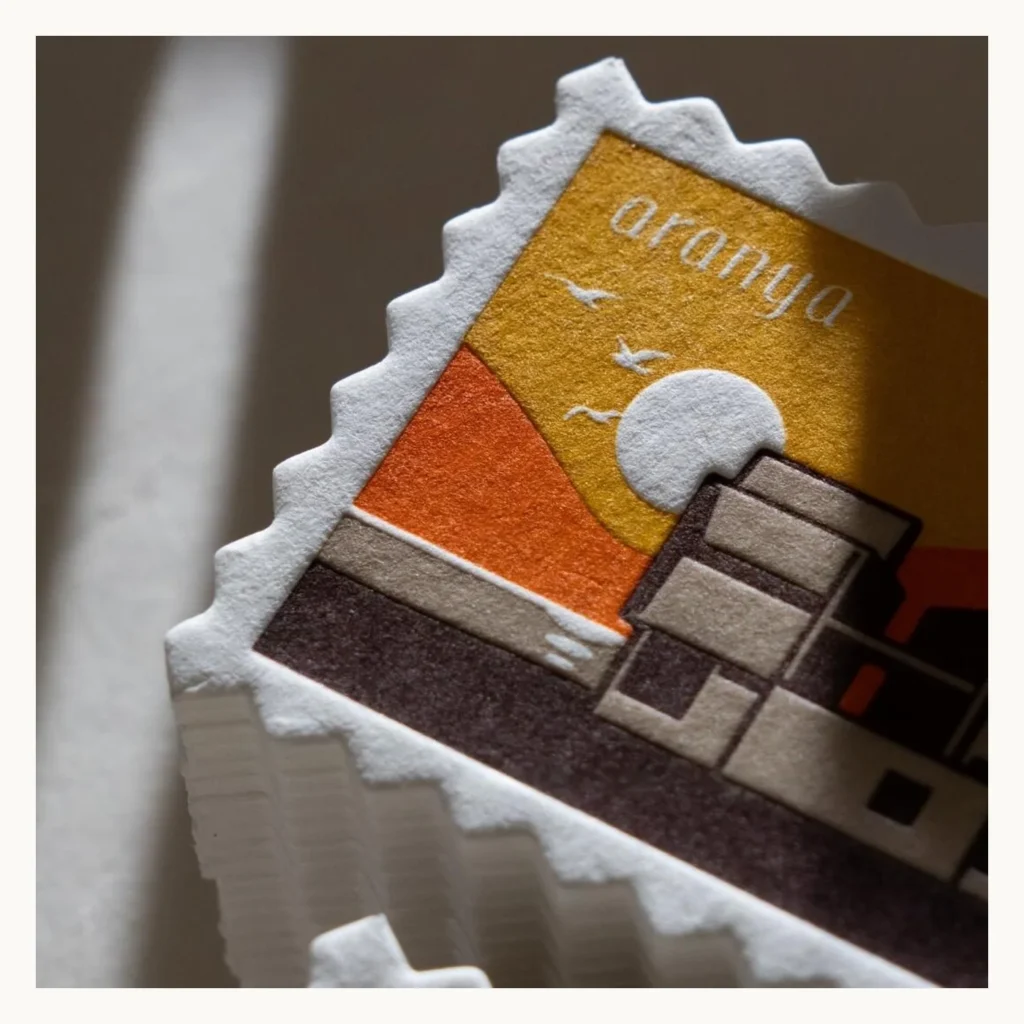 Photograph of Lonely Library Landscape Fridge Magnets