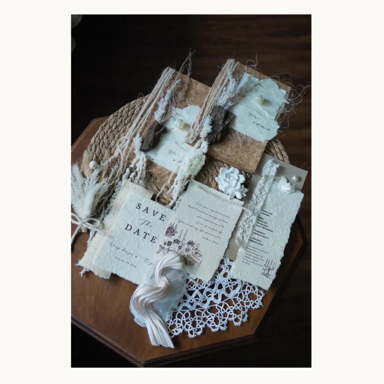 Photograph of Rustic Coastal Wedding Stationery