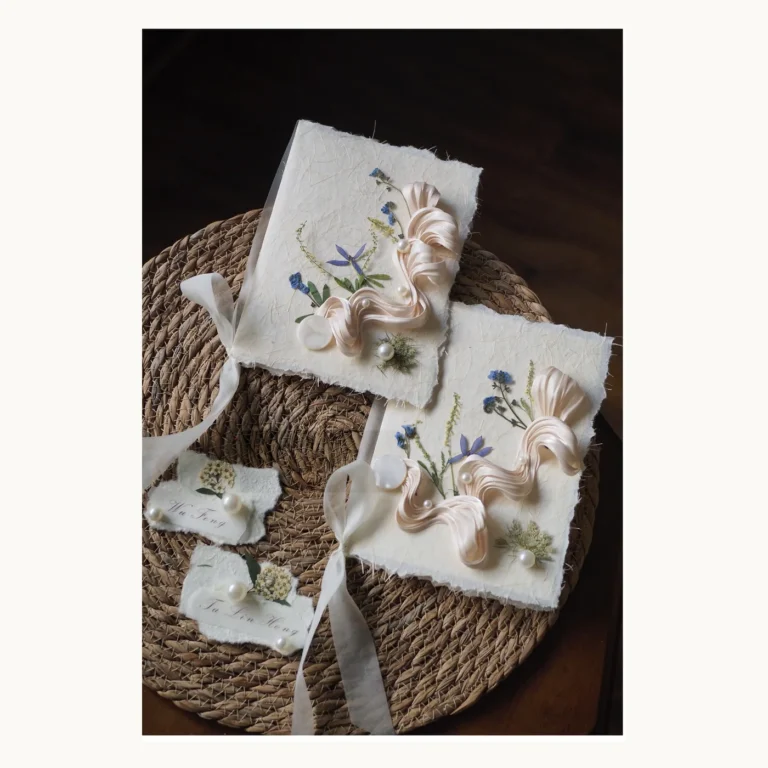 Photograph of Botanical Embellished Wedding Vow Books
