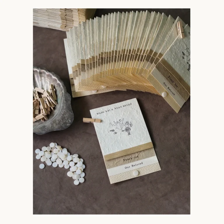 Photograph of Earth Tone Accordion Wedding Invitations