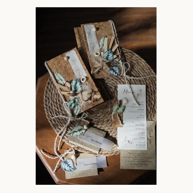 Photograph of Andaman Sea Wedding Paper Suite