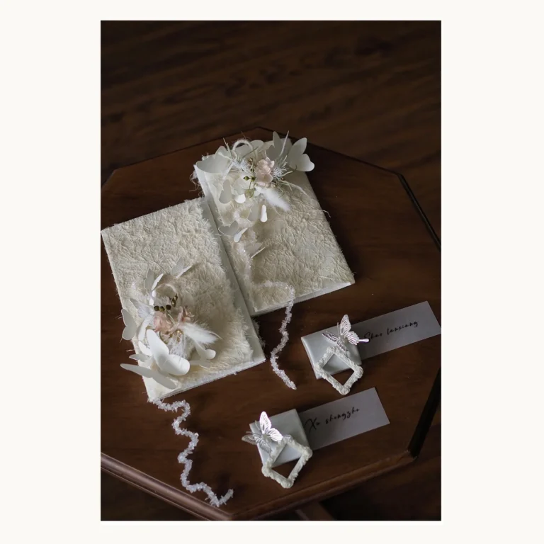 Photograph of Butterfly Garden Wedding Vow Books
