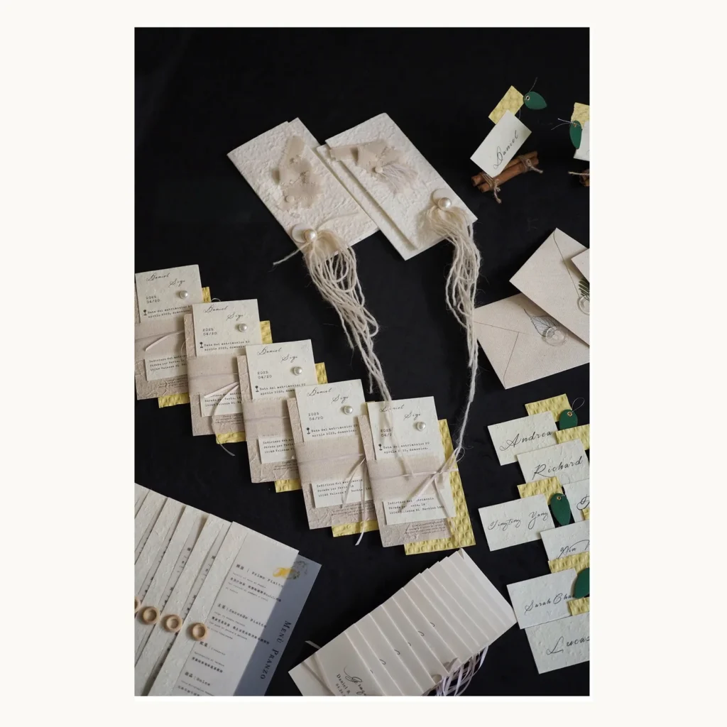 Photograph of Italian Destination Wedding Paper Suite