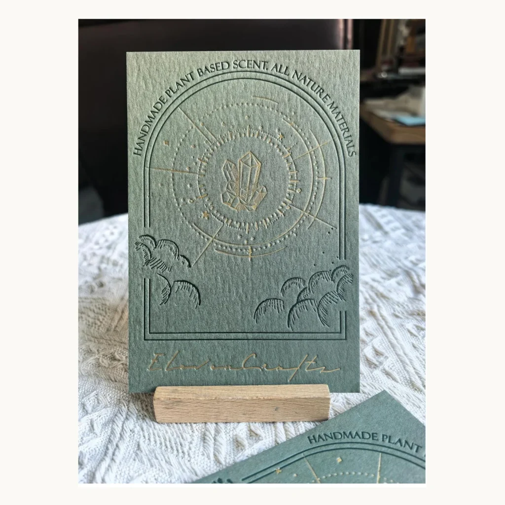Photograph of Sage Plant-Based Scent Display Card