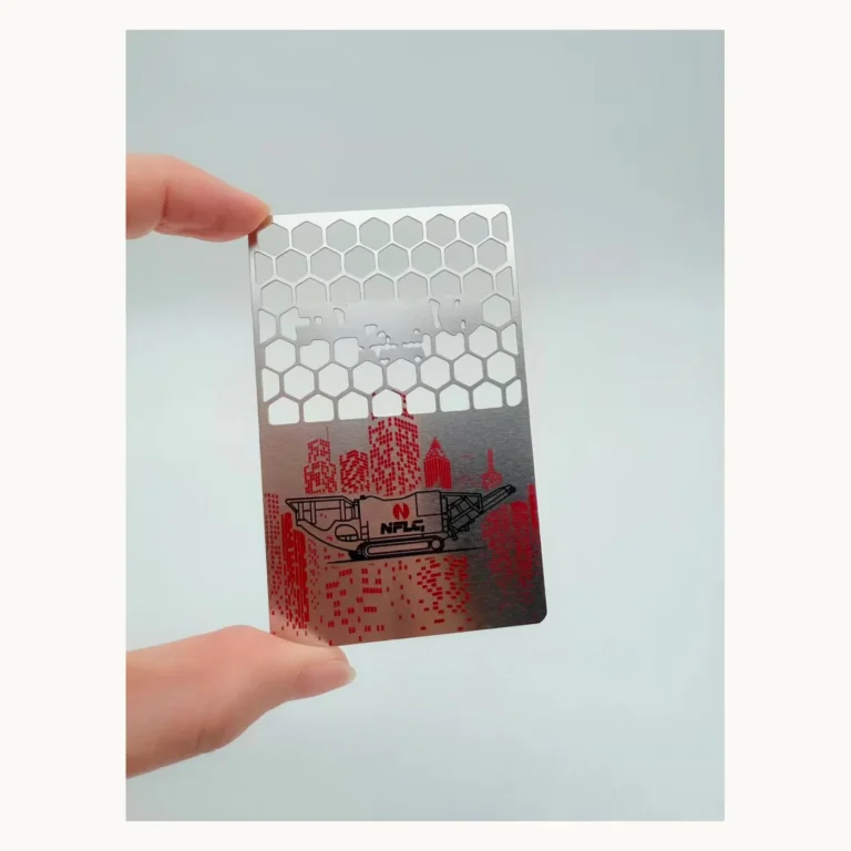 Photograph of NFI Honeycomb Metal Contact Card