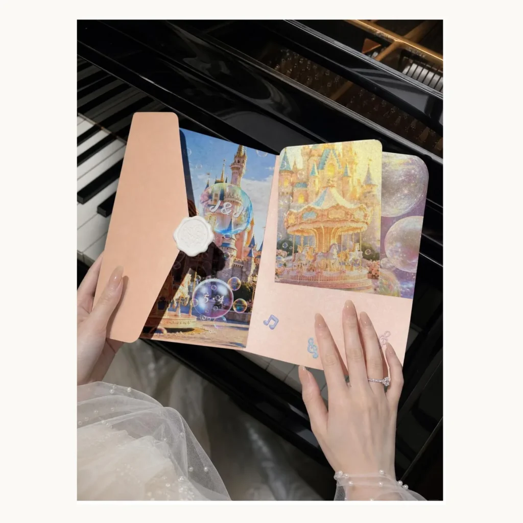 Photograph of Storybook City Wedding Invitations