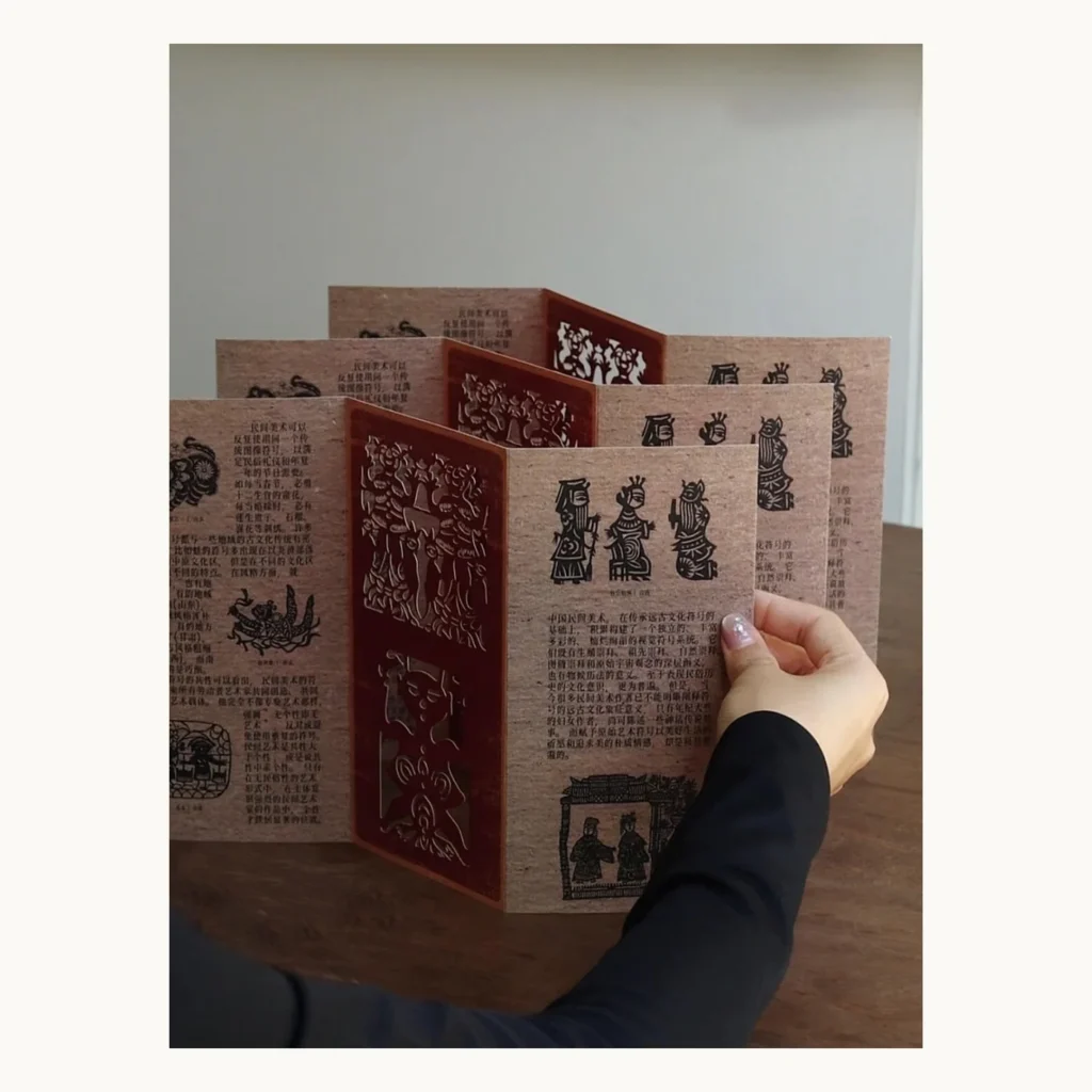 Photograph of Folk Art Foldout Booklet