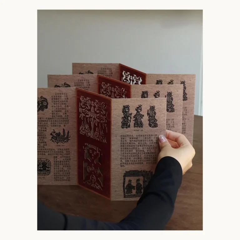 Photograph of Folk Art Foldout Booklet