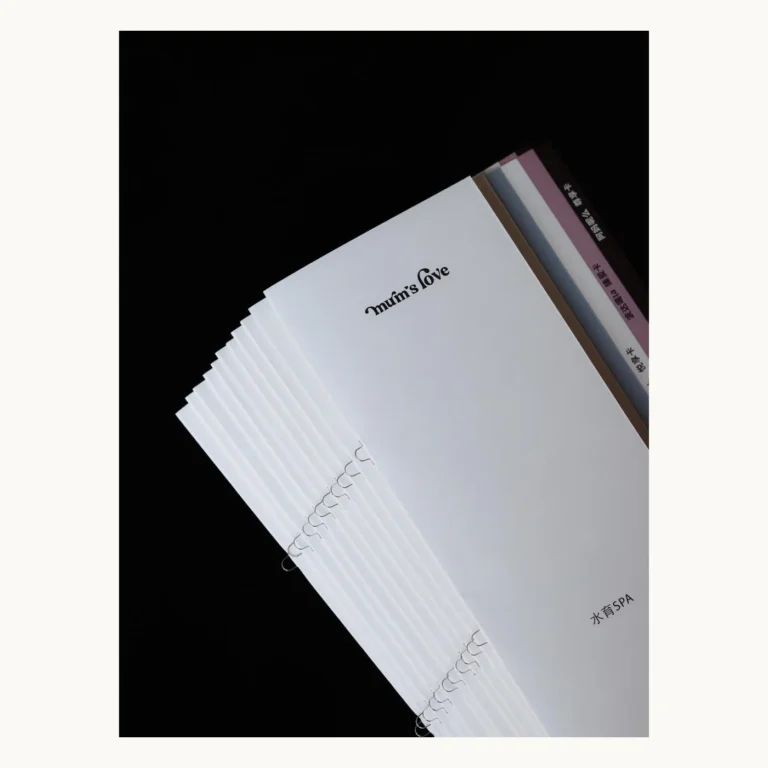 Photograph of Screw-Post Bound Minimalist Booklet