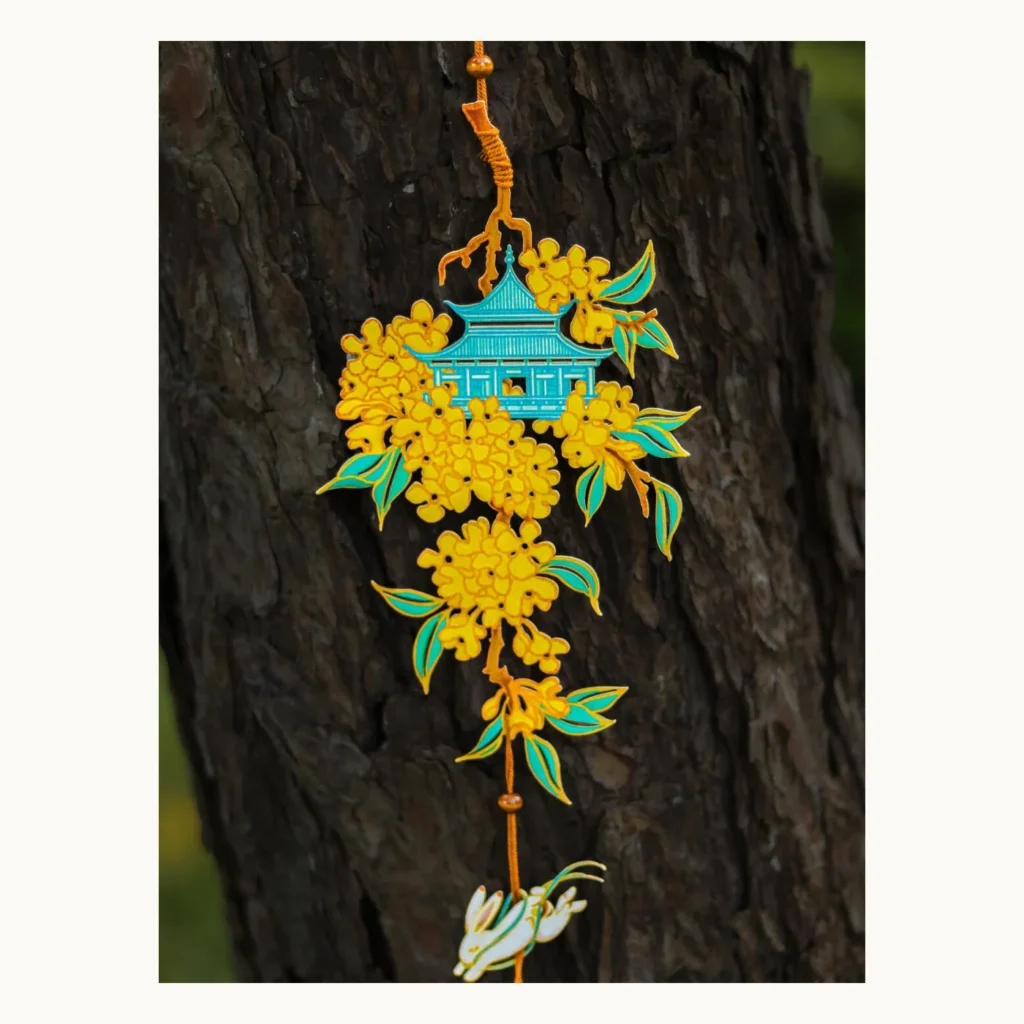 Photograph of Mid-Autumn Paper Hanging Ornament