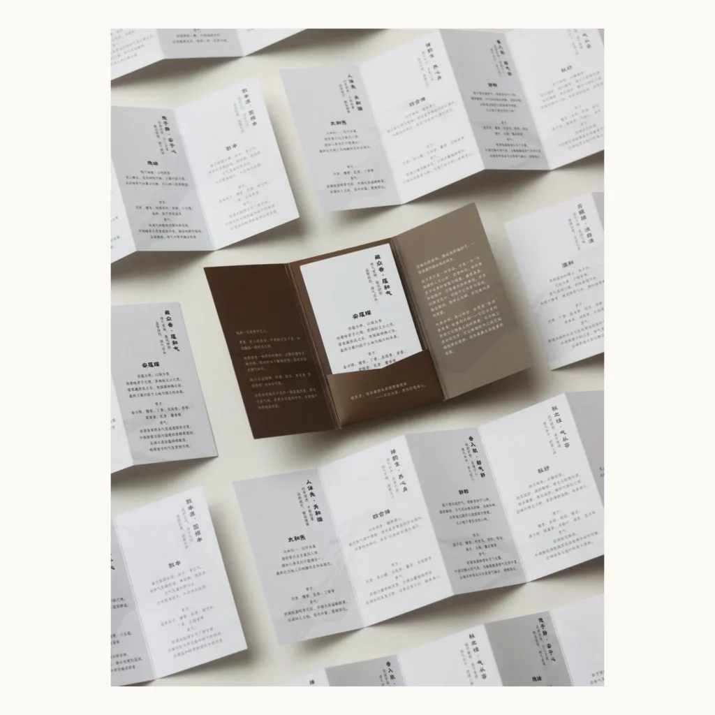 Photograph of Fragrance Gift Box Information Booklet