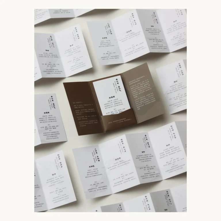 Photograph of Fragrance Gift Box Information Booklet