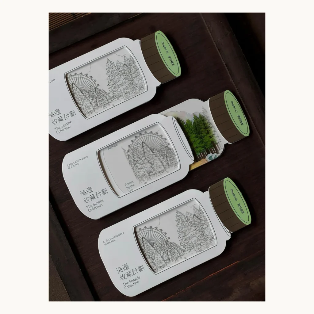 Photograph of Pop-Up Forest Message in a Bottle