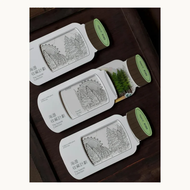 Photograph of Pop-Up Forest Message in a Bottle