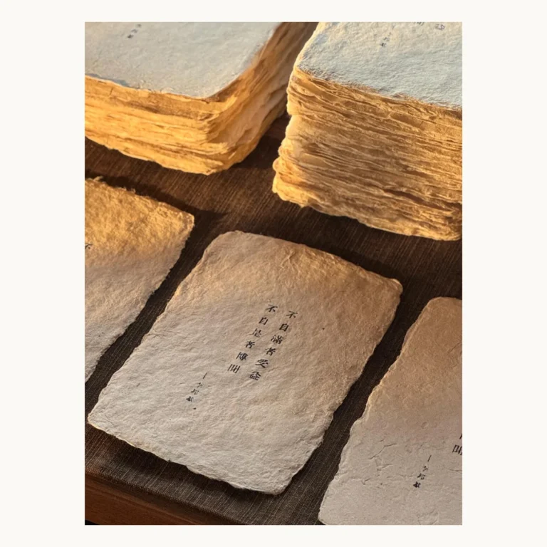 Photograph of Handmade Paper Stationery
