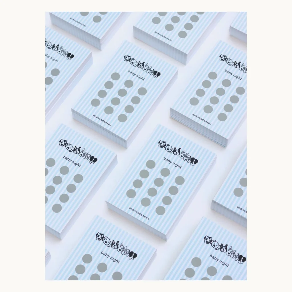 Photograph of Pet Shop Scratch-Off Cards
