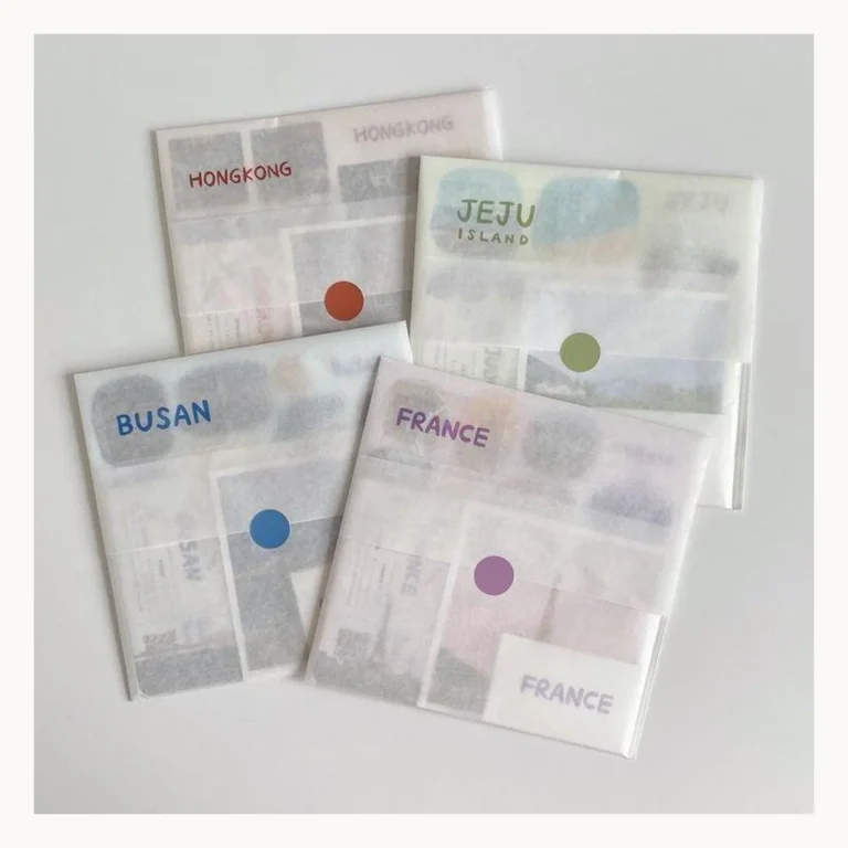 Photograph of Tracing Paper Packaging Design Variations