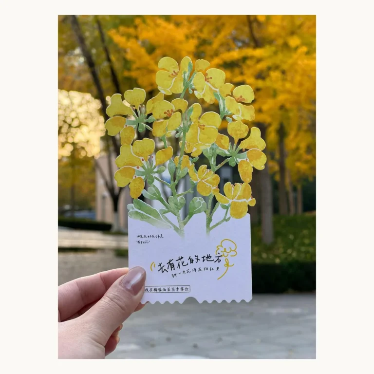 Photograph of Autumn Rapeseed Flower Bookmark