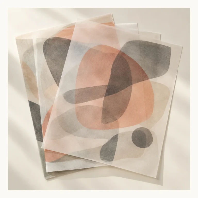 Digital concept rendering of Layered Translucent Print Set Design Concept