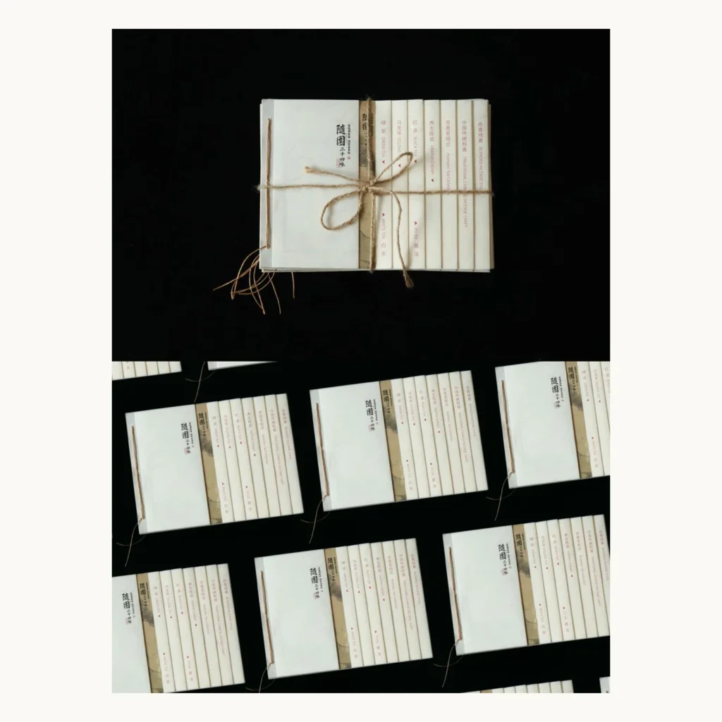 Photograph of Tang Dynasty Dragon-Scale Bound Booklet