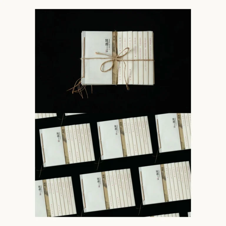 Photograph of Tang Dynasty Dragon-Scale Bound Booklet