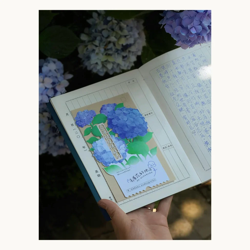 Photograph of Hydrangea Flower Bookmark