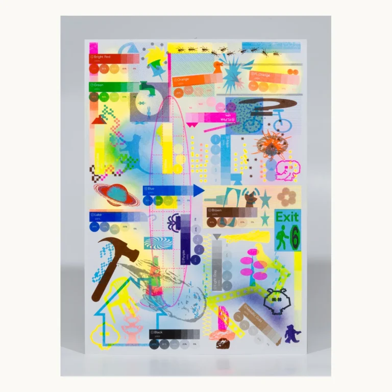 Photograph of Playground Risograph Art Print