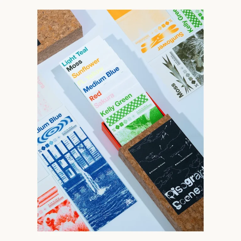Photograph of Scenes Risograph Art Print