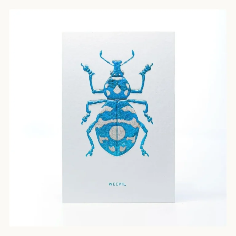 Photograph of Letterpress Weevil Relief Print