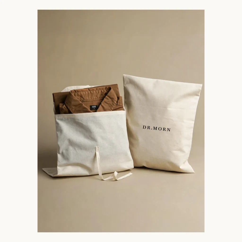 Photograph of Natural Cotton Clothing Bags