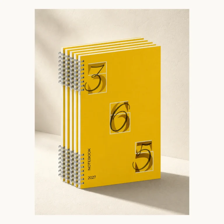 Photograph of Ochre Specialty Paper Art Book