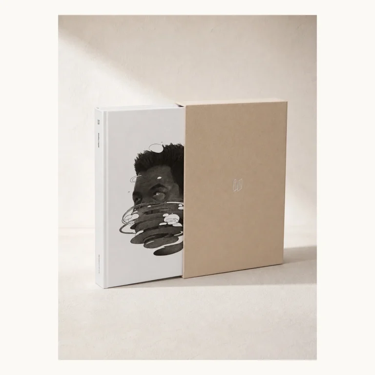 Photograph of Sewn Illustrated Art Book