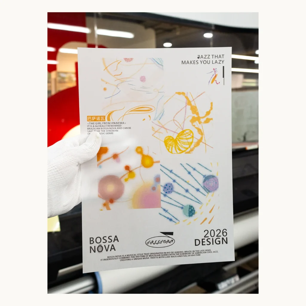 Photograph of Fine Art Vellum Poster