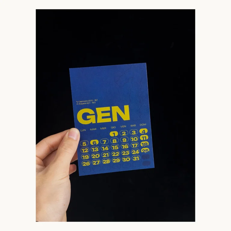 Photograph of Vellum Mini Calendar Cards