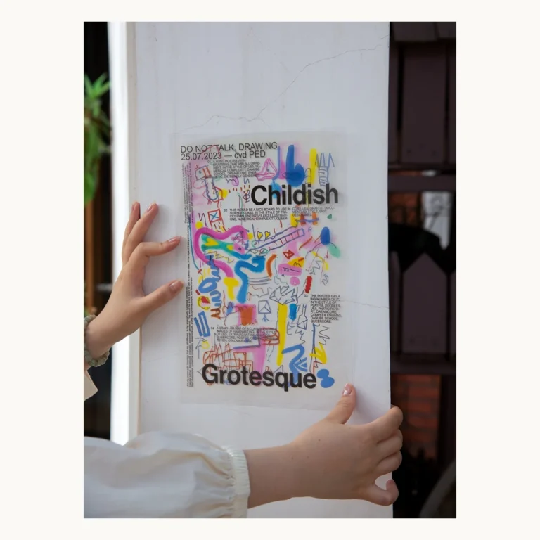 Photograph of Custom PET Transparent Poster