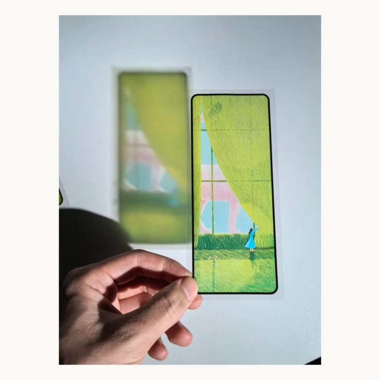 Photograph of Forest Green Transparent PET Bookmark