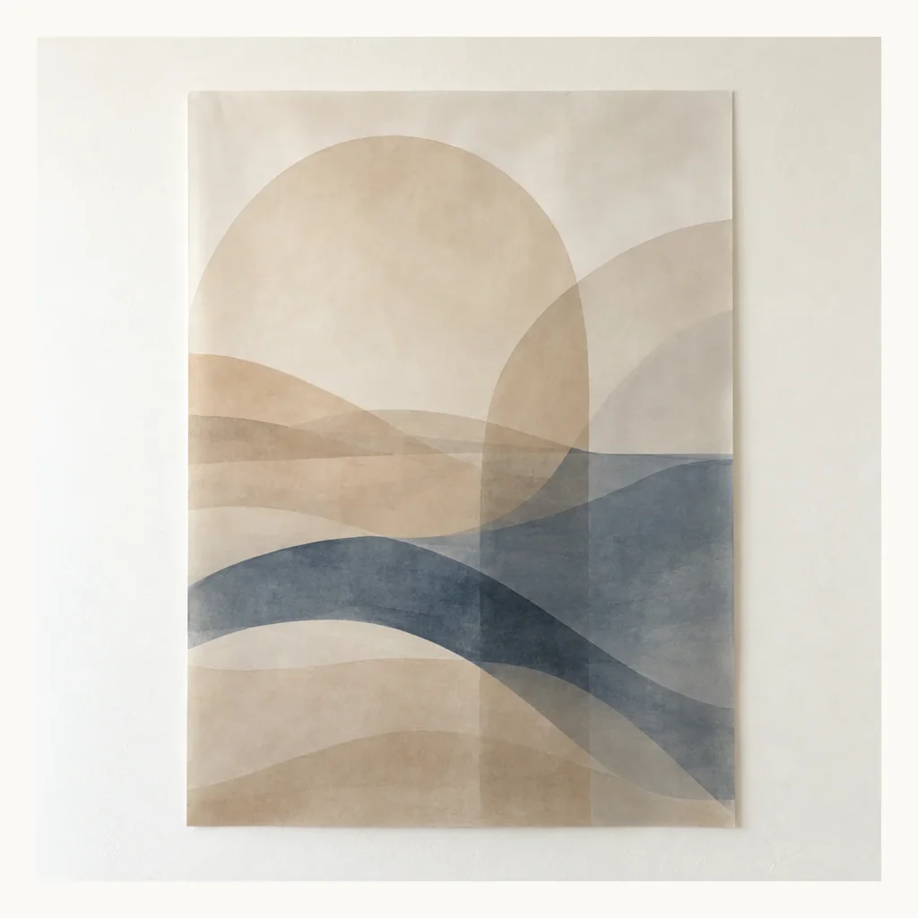 Digital concept rendering of Coastal Vellum Poster Design Concept