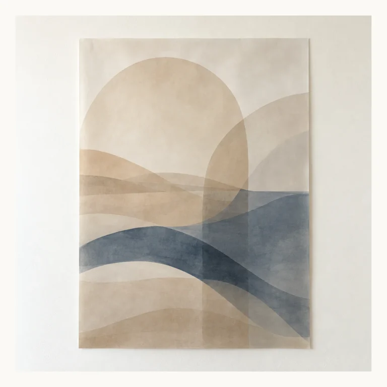 Digital concept rendering of Coastal Vellum Poster Design Concept