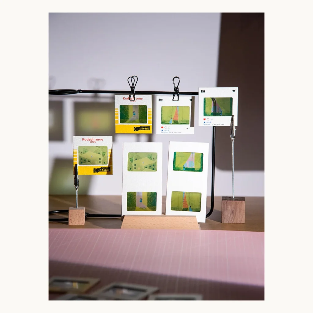 Photograph of Reversal Film Transparent Cards