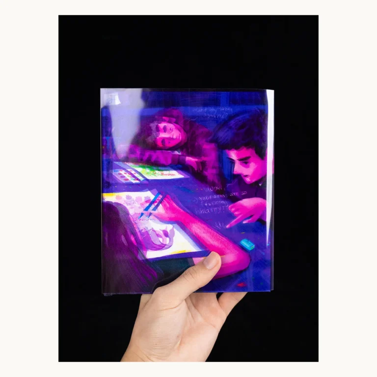 Photograph of Transparent PET Portfolio Overlays