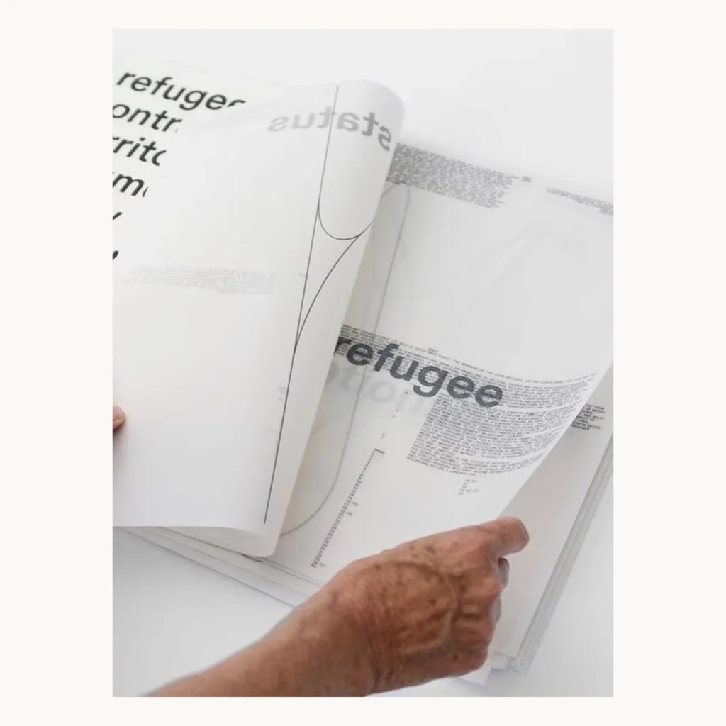 Photograph of Large-Format Vellum Print